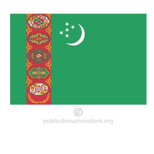 Bandeira do TurquemenistÃ£o