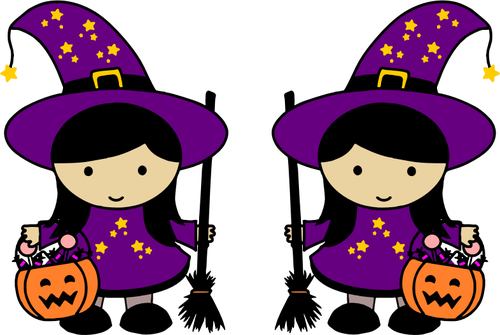 DvojÄe Halloween ÄarodÄ›jnice