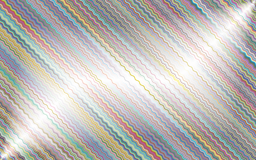 Garis-garis berwarna-warni pada wallpaper