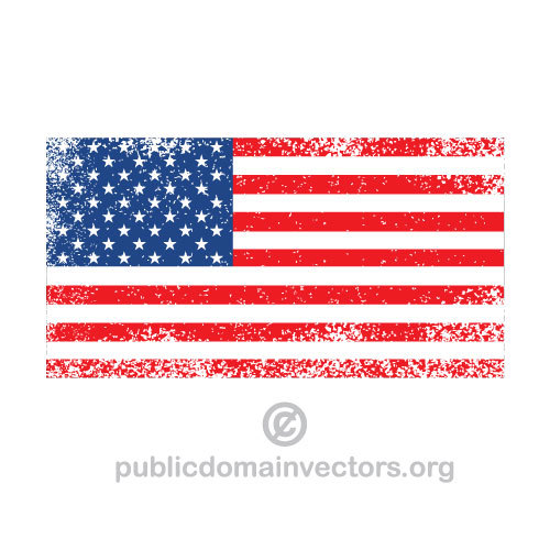 Amerikanische Vector-Flag