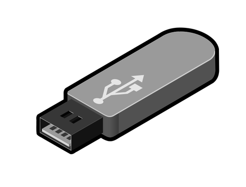 USB degetul mare ÅŸofer 2 de desen vector