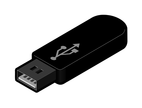 USB tommelfingeren kjÃ¸re 4 vektor image