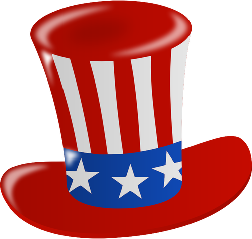 Sombrero de la bandera de Estados Unidos