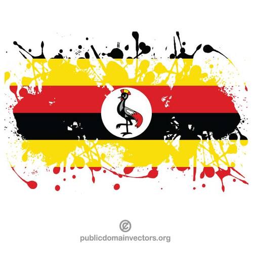 Uganda mÃ¼rekkep lekesi bayraÄŸÄ±