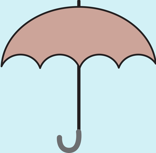 BrÄ…zowy parasol