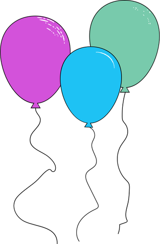 Paar von Luftballons