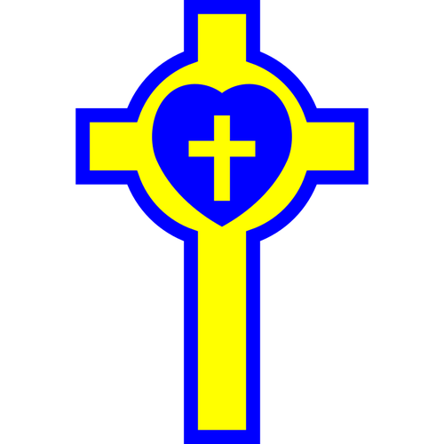 Lutherska fÃ¤rgglada cross