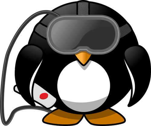 Virtual-Reality-Pinguin