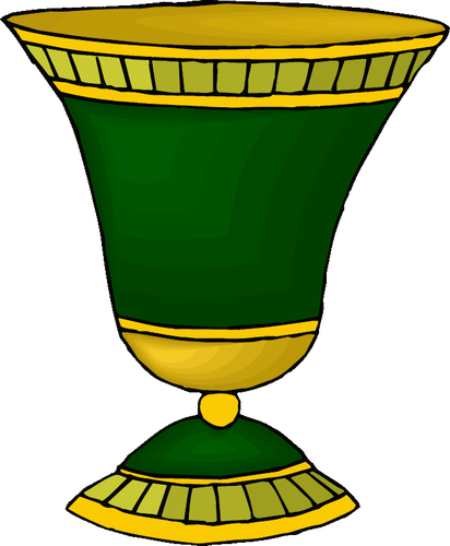 Cupa de aur ÅŸi verde