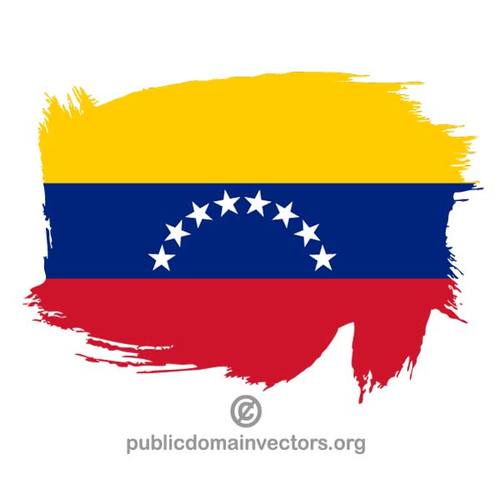 MÃ¥lade flagga Venezuela