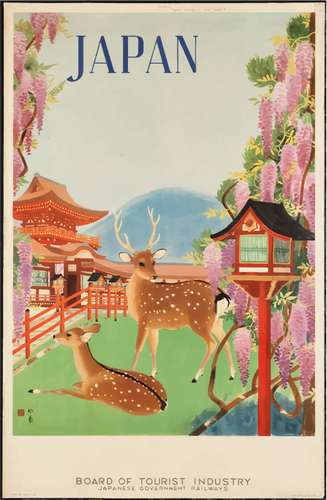 Cartaz de viagens japonesa