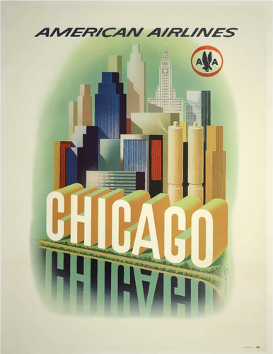 Chicago resor affisch