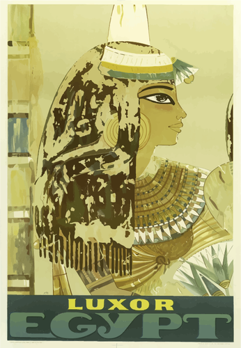 Travel affisch av Egypten