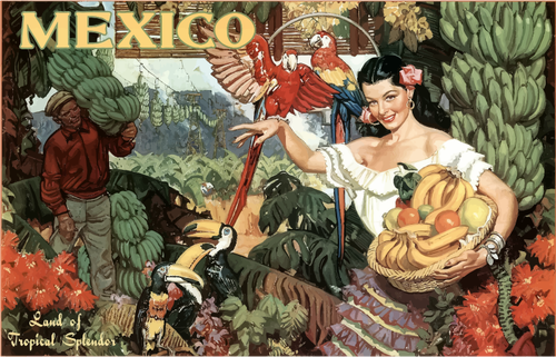 Cartaz do turismo mexicano