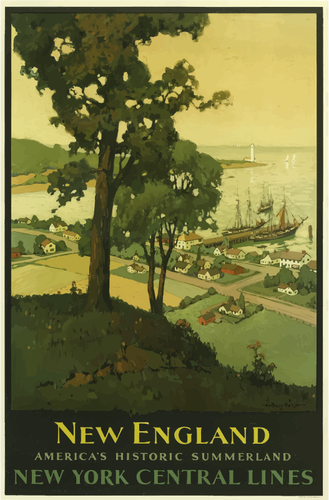 Poster de turism din New England