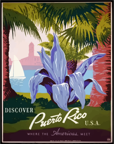 Puerto Rico plakat podrÃ³Å¼