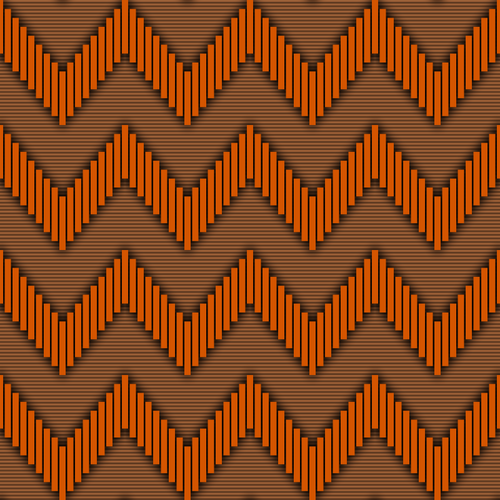 Retro-Muster in orange FarbtÃ¶ne
