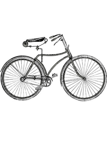 Vintage gri Bisiklet