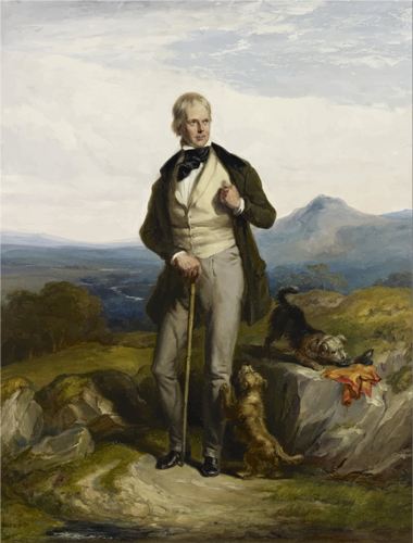 Portret van Walter Scott