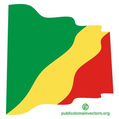 DalgalÄ± Kongo Cumhuriyeti bayraÄŸÄ±