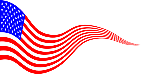 Amerikansk flagg banner