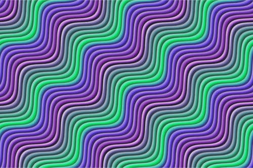 Wavy background in purple and green
