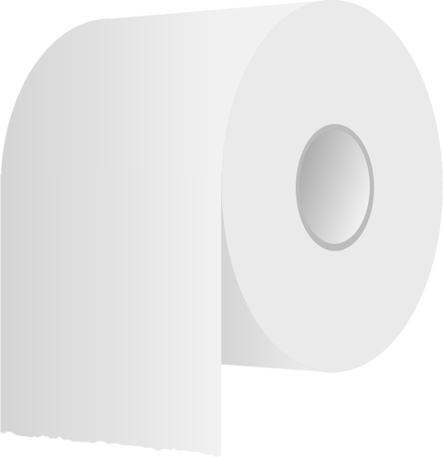 Hvit toalettpapirholder