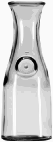 Vector afbeelding van wijn karaf