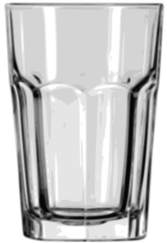 Vektorgrafikken vannglass glass