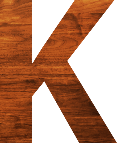 Textura lemn alfabetul K