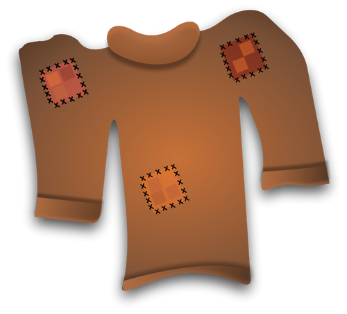 ClipArt vettoriali di un maglione usurato
