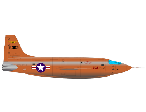 Oranje vliegtuig