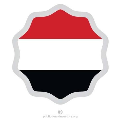 Flagge des Jemen symbol
