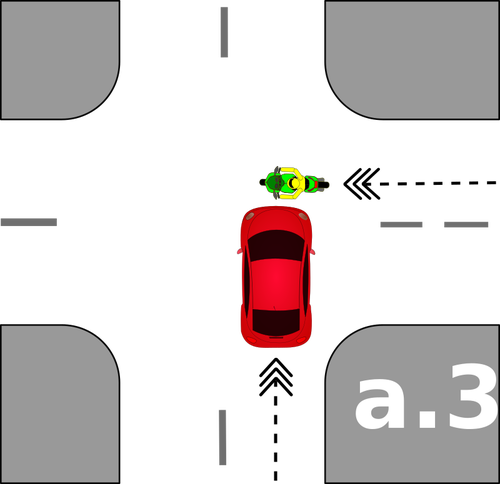 Crossroad fordonets krasch