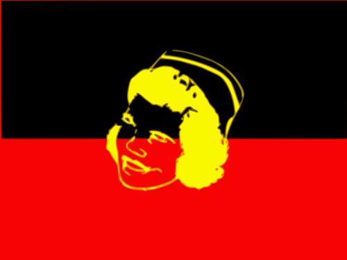 Grafika wektorowa flagi z portret pielÄ™gniarki