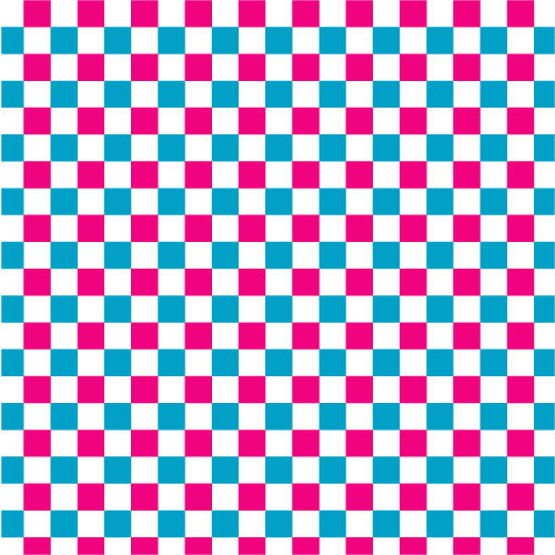 Checkered vector graphics with pink tiles