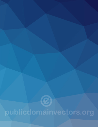 Blue polygonal vector background