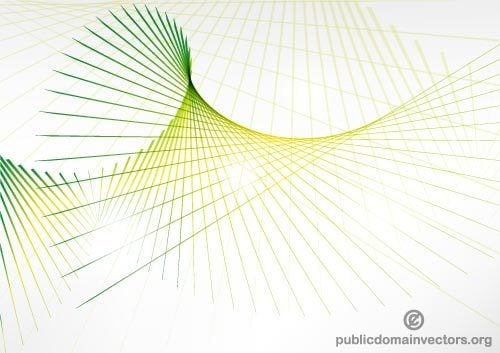 Groene lijnen abstract vector achtergrond