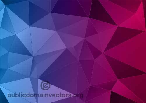Colorful polygonal background vector