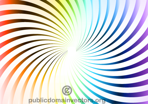 Radial colorÃ© poutres illustration vectorielle