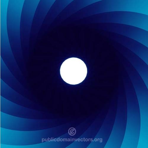 Biru berputar-putar bentuk vektor