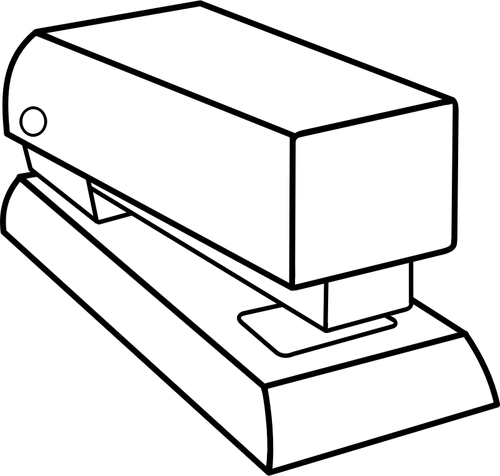 Clipart vetorial de desenho tÃ©cnico do grampeador