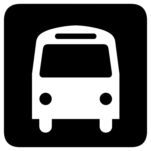 StaÅ£ia de autobuz semn vector ilustrare