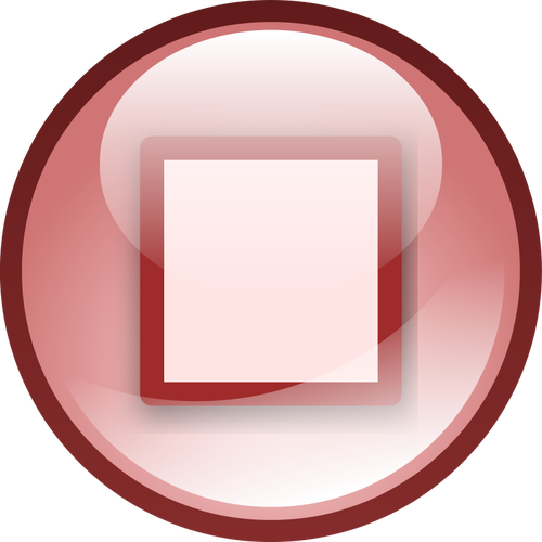 Roze audio knop vector afbeelding