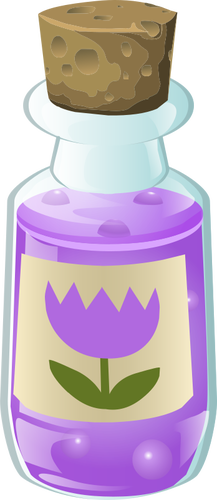 Alchemie lila Flasche