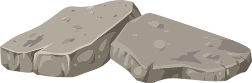 Image vectorielle de roche dÃ©combres