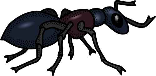 GrÃ¡ficos de vetor da arte de linha formiga coloridas