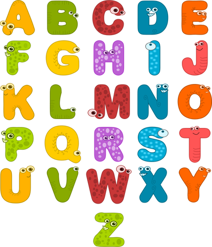 Alphabets animaux vecteur