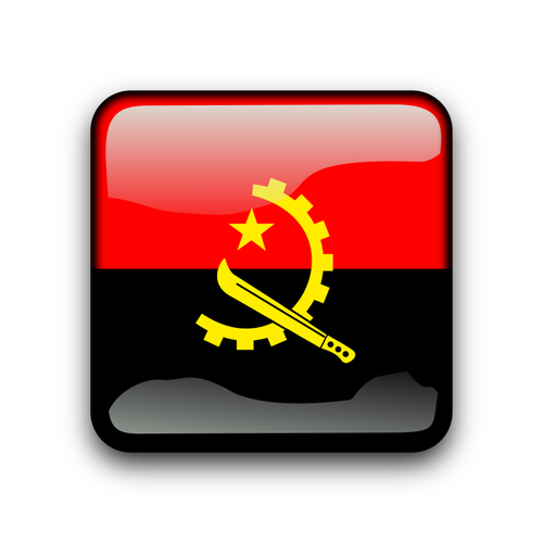 Angolas flagg-knappen