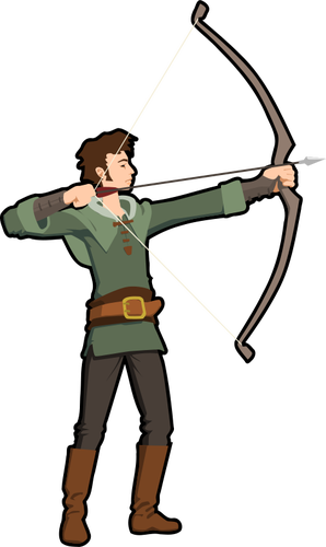 Archer vector illustrasjon